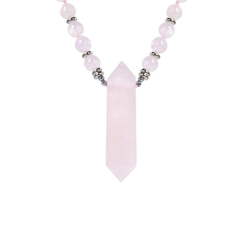 Eye Candy La The Luxe Collection Rose Quartz Harmony Necklace